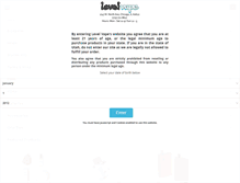 Tablet Screenshot of levelvape.com